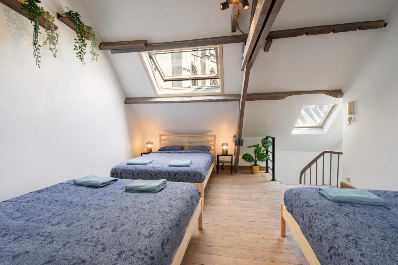 Tempel Triplex & Duplex At Historic Heart Of Antwerp Appartement Buitenkant foto